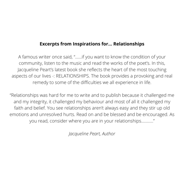 Inspirations for... Relationships
